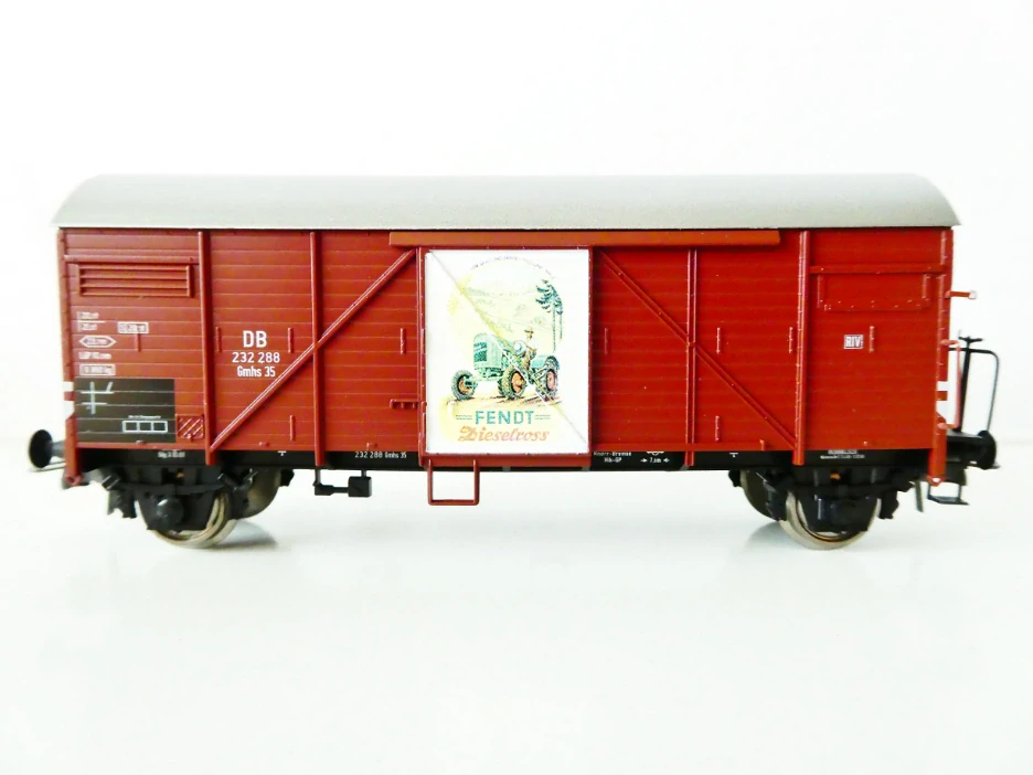 H0 ROCO 47345 Nákladní vůz krytý 232 288 Ghms 35 FENDT Dieselross DB TOP STAV NEPOUŽITÝ v orig. krabičce s průvodním listem