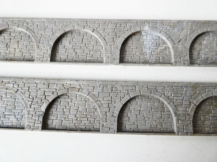 H0/TT SET 2 ks Tunelová zeď (19,5 x 3,5 cm) NEPOUŽITÉ