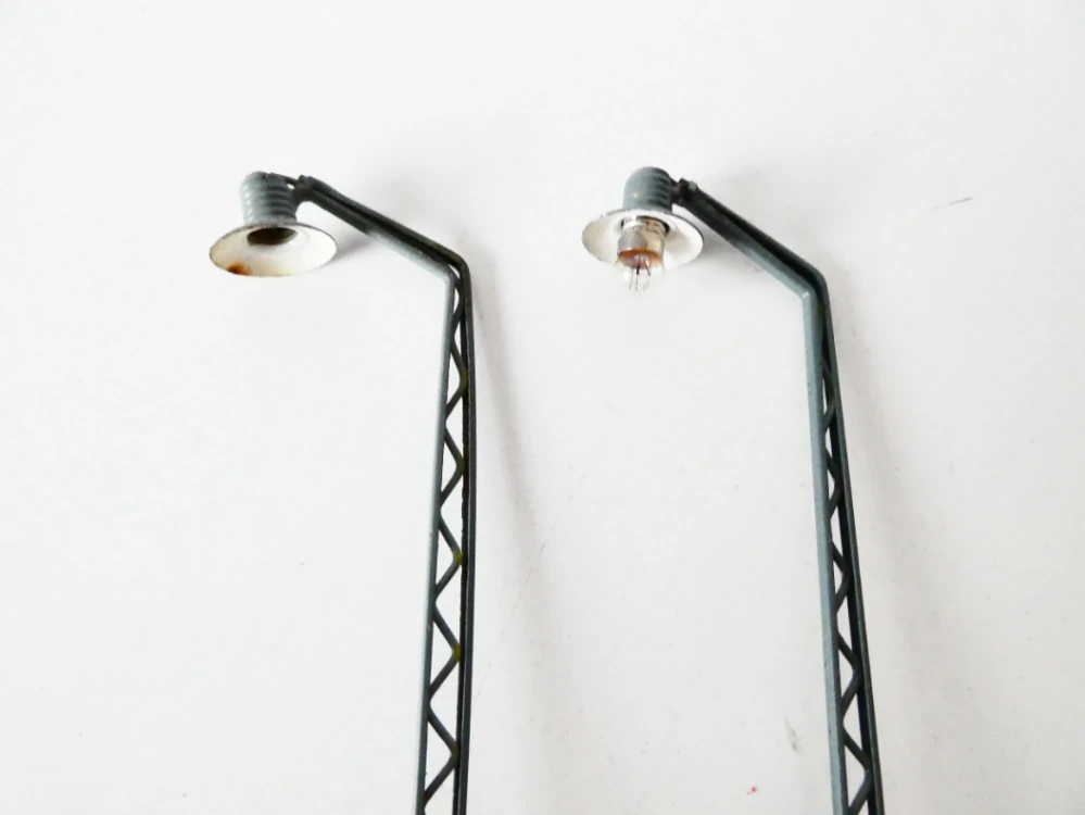 H0 SET 2 ks Drážní lampa 14 cm