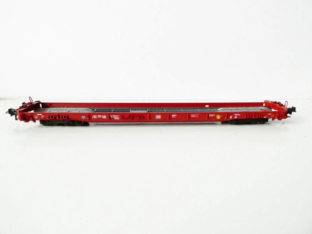 H0 FLEISCHMANN 3211 Nízkostěnný plošinový vůz 8mi-osý 82 80 4983 114-6 DB TOP STAV