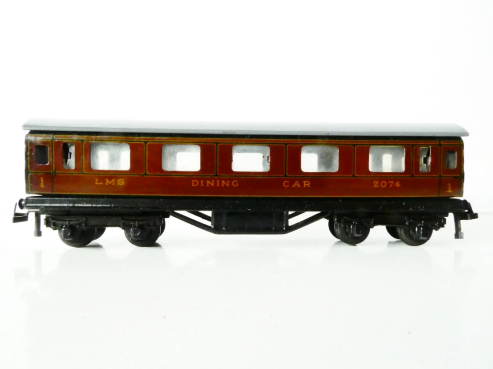 H0 TRIX TTR Jídelní vůz 4-osý PATS PEND LMS 2074 DINING CAR 1. tř. - KOVOVÝ VŮZ - ANTIK