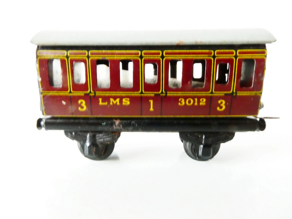 H0 TRIX TTR Osobní vůz 3. tř. 2-osý PATS PEND LMS 3012 - KOVOVÝ VŮZ - ANTIK 