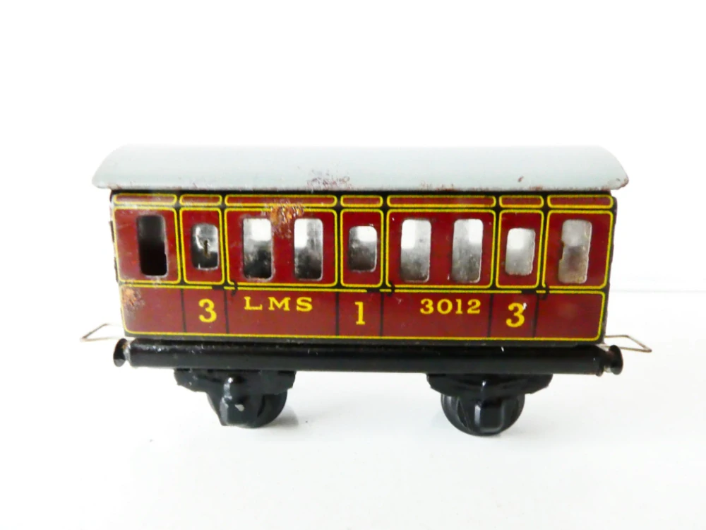 H0 TRIX TTR Osobní vůz 3. tř. 2-osý PATS PEND LMS 3012 - KOVOVÝ VŮZ - ANTIK 