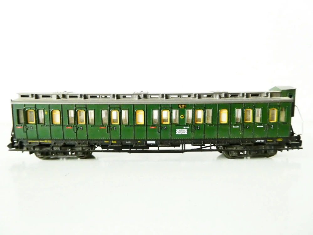 N FLEISCHMANN 8085 Osobní vůz 2. tř. s budkou brzdaře typ B4 Pr 04 20 664 Altona DRG TOP STAV NEPOUŽÍVANÝ