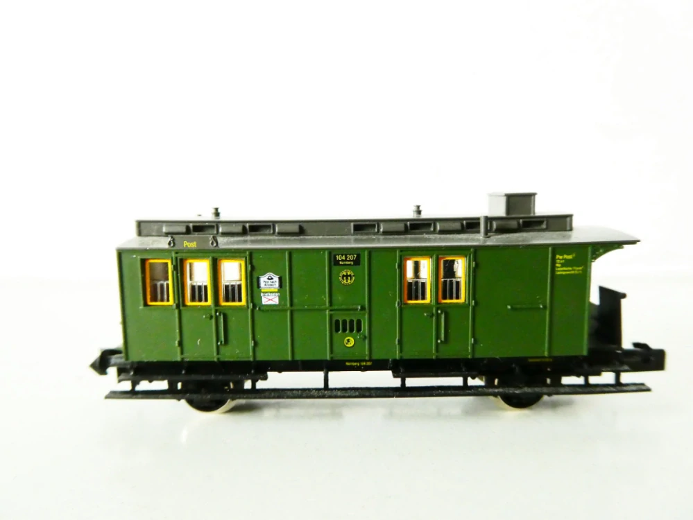 N ARNOLD 3048 Zavazadlový vůz typ PwPosti Pr 88a  DRG 104 207 Nürnberg DRG TOP STAV NEPOUŽITÝ v krabičce 