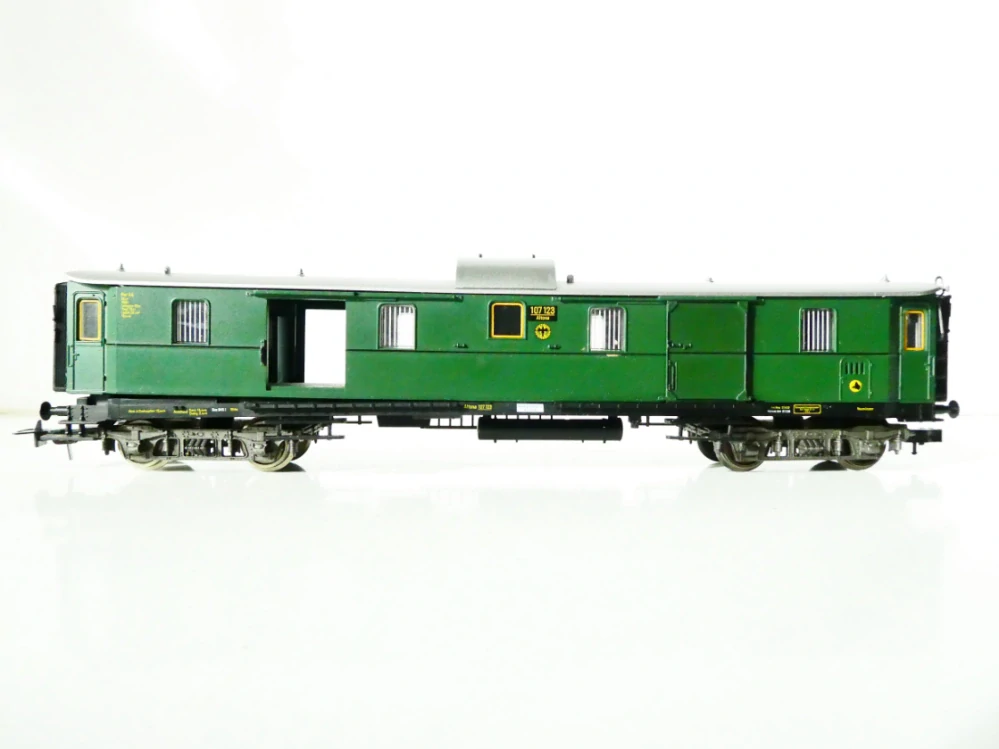 H0 FLEISCHMANN 5080 Služební zavazadlový vůz Altona 107 123 DRG 