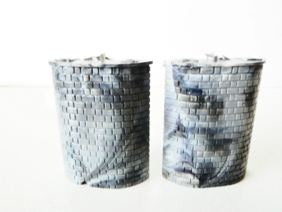 N SET 2 ks Mostní pilíř výška 5 cm