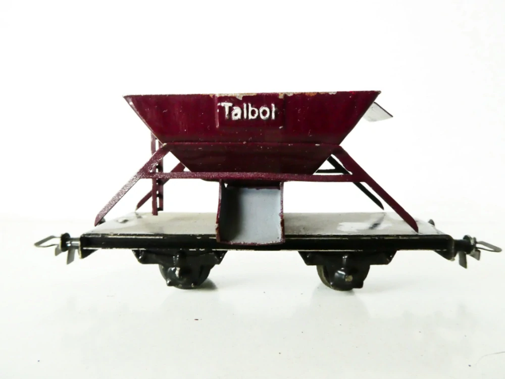 H0 Märklin Samovýsypný vůz na štěrk Talbot - celokovový ANTIK