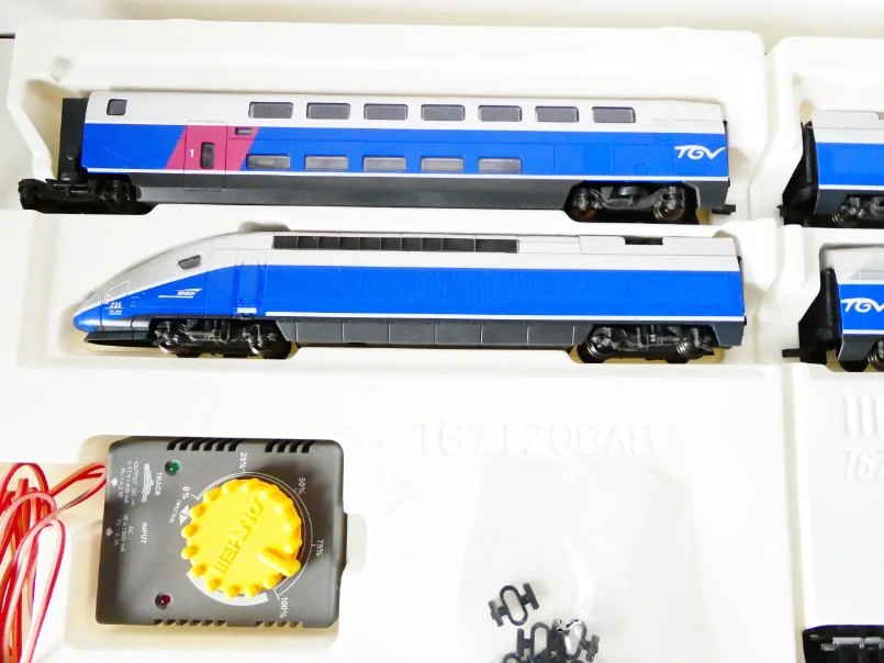 MEHANO TVG Duplex SET s elektrickou soupravou TVG 235 SNCF OSVĚTLENÁ PĚKNÝ STAV