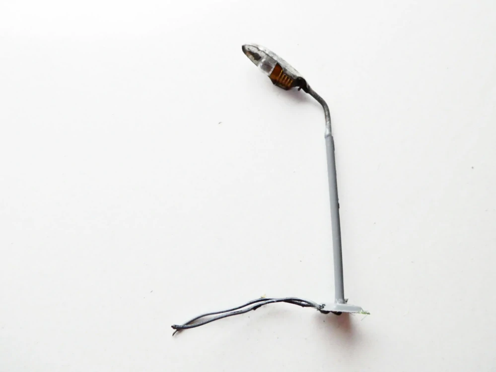H0 VEB PLASTICART Pouliční lampa NOVÁ NEPOUŽITÁ v orig. krabičce