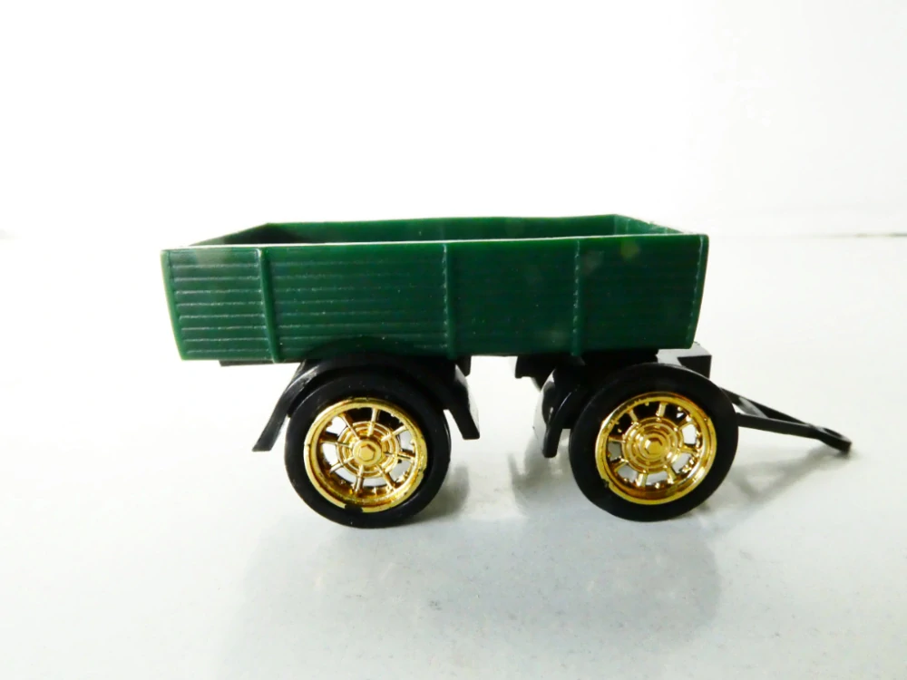 H0 GRELL Přívěs za nákladní automobil zelený