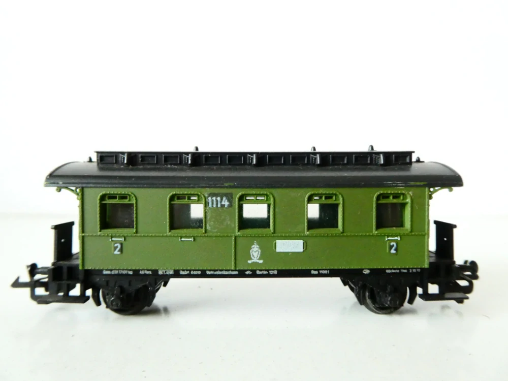 TT ZEUKE Osobní vůz KPEV 1114 zelený 2. tř. PĚKNÝ STAV