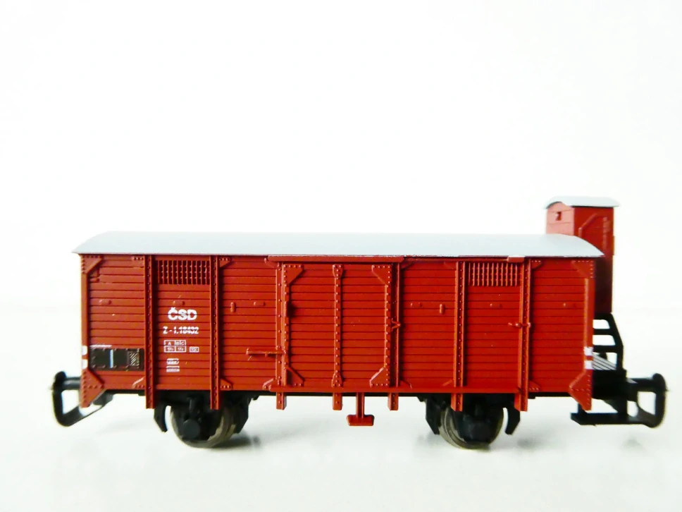 TT TILLIG 95180 Nákladní vůz krytý s bukou brzdaře ČSD TOP STAV NEPOUŽITÝ v orig. krabičce