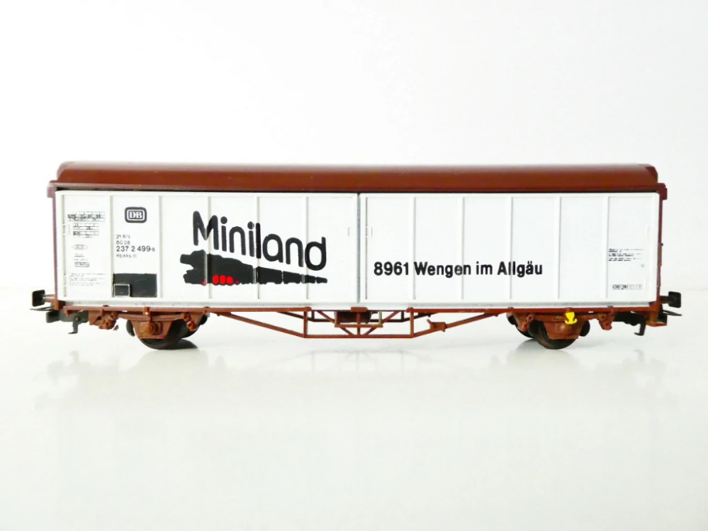 H0 KLEIN MODELLBAHN Nákladní vůz Miniland 8961 Wengen im Allgaü 21 80 237 2 499-8 DB PĚKNÝ STAV v krabičce