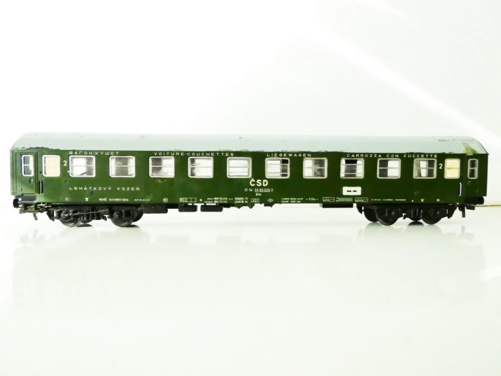 H0 SCHICHT Lůžkový vůz 2. tř. 51 54 59-80 035-2 ČSD