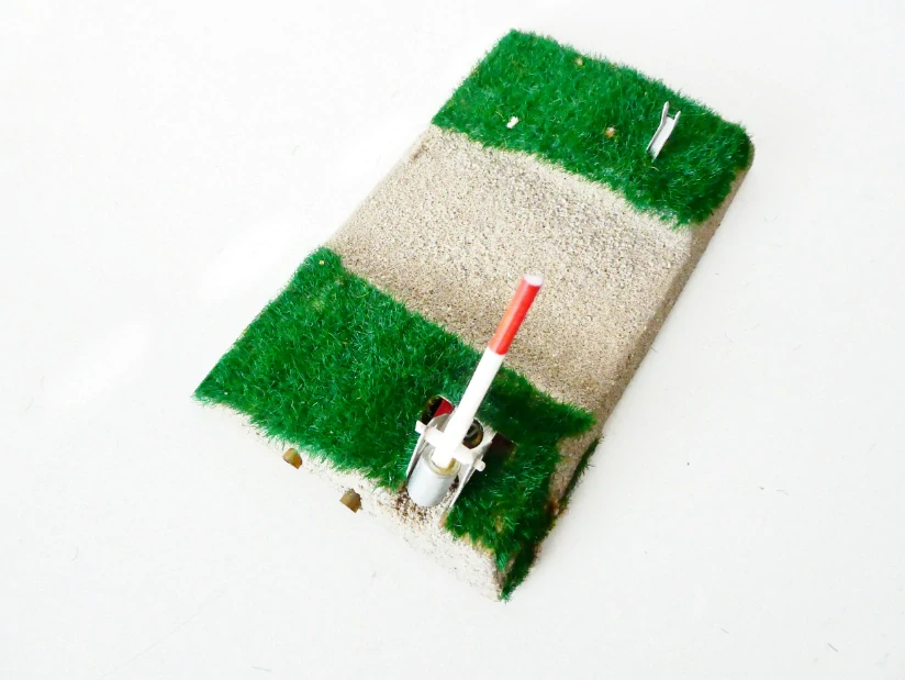 H0 Železniční přejezd chráněný 1 ks 