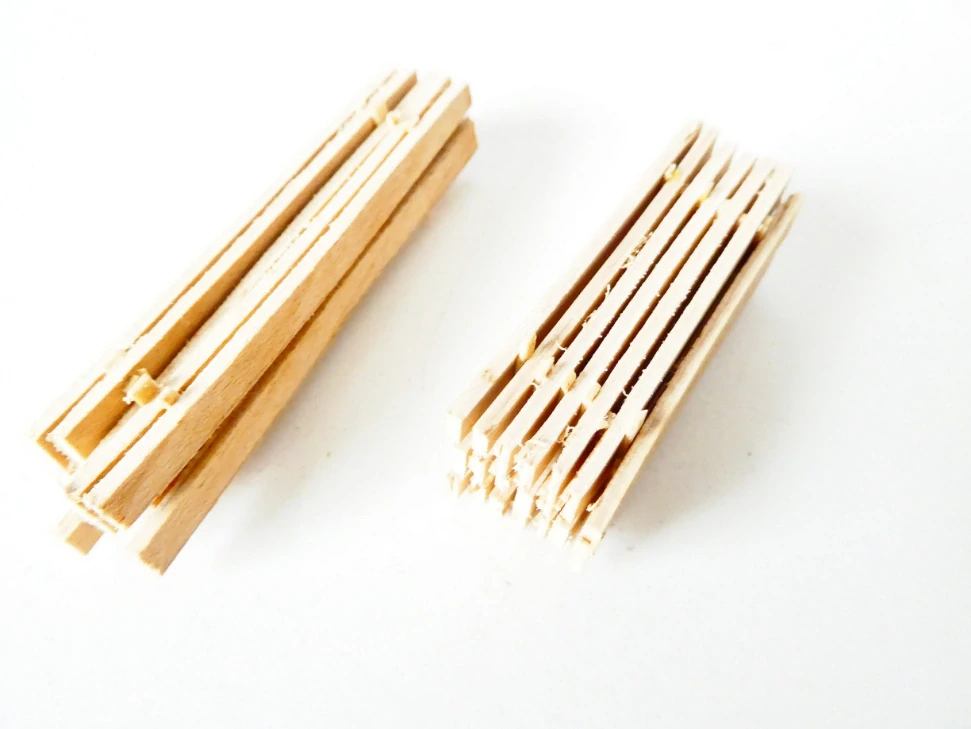 TT/H0 SET 2 ks Dřevo k domku nebo náklad - stavební doplněk