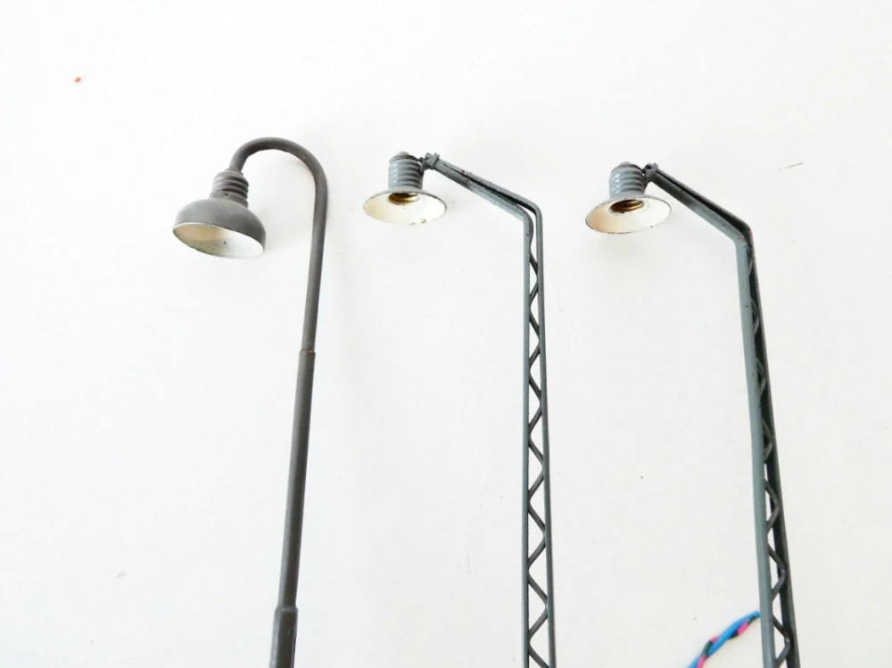 H0 MIX SET 3 ks Drážní lampa (14 a 14,5 cm)