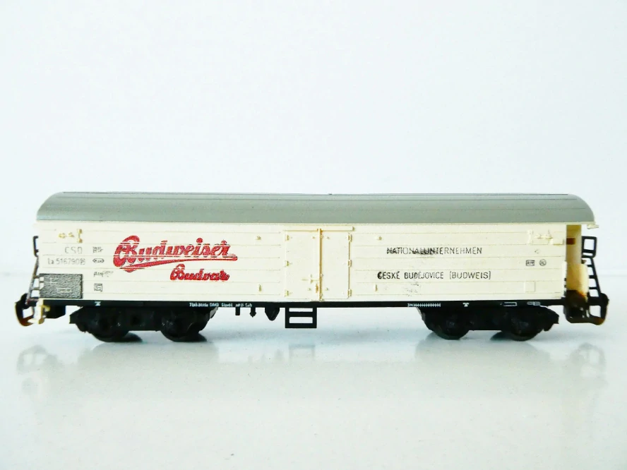 TT BTTB Nákladní chladírenský vůz pivo Budweiser Budvar ČSD PĚKNÝ STAV