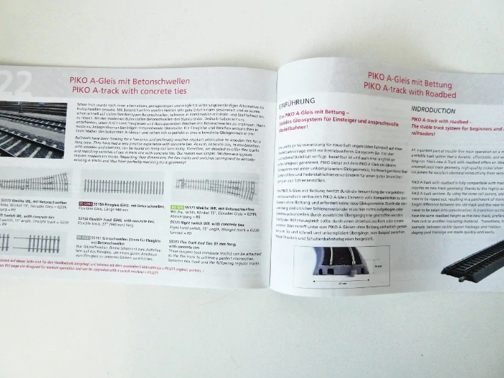 H0 PIKO Katalog A-Gleis System