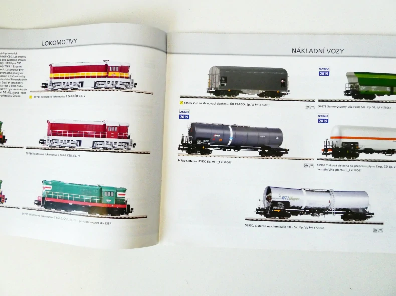 H0/TT PIKO Katalog 2019 - Modely českých a slovenských železnic