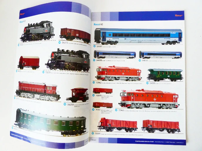 H0/TT/N Katalog - Fascinující modelová železnice (NOCH, Fleischmann, Roco, pmt, Auhagen, Herpa)