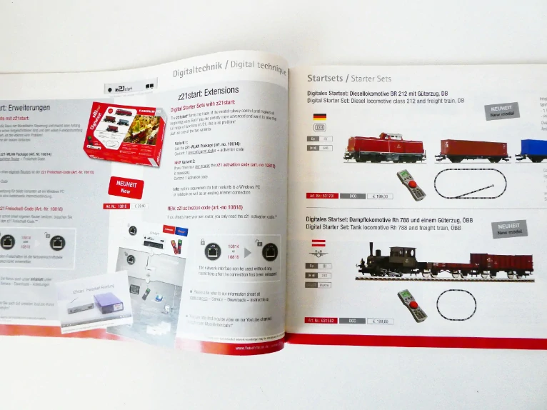 H0/N Fleischmann/ROCO Katalog Start Programm 2017 