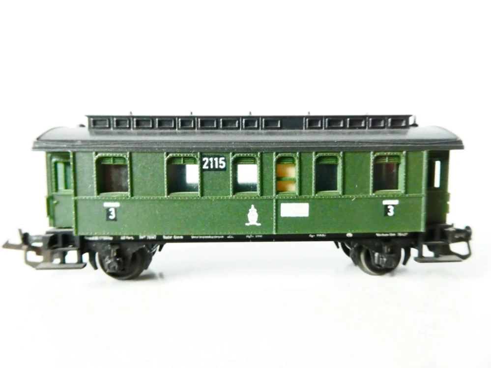 TT ZEUKE Osobní vůz 3. tř. KPEV 2115 hnědý v krabičce TOP STAV NEPOUŽITÝ V KRABIČCE