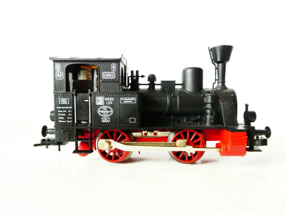 H0 FLEISCHMANN Parní lokomotiva ANNA 3 WERKLOK TOP STAV NEPOUŽÍVANÁ
