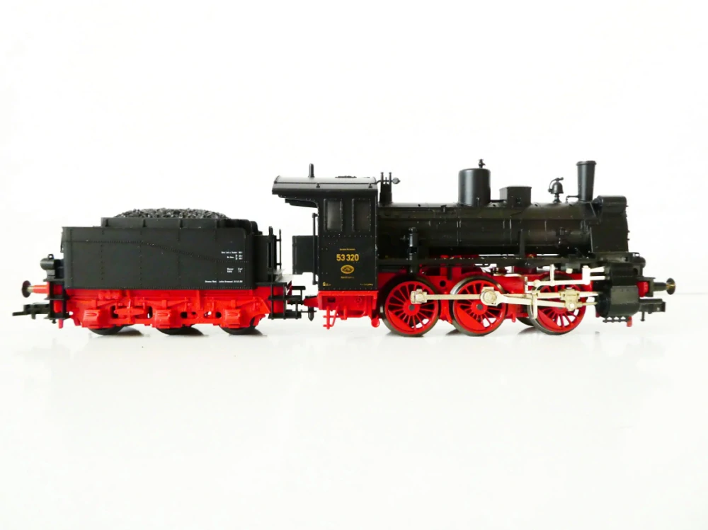 H0 FLEISCHMANN Parní lokomotiva BR 53 320 DR OSVĚTLENÁ TOP STAV NEPOUŽÍVANÁ