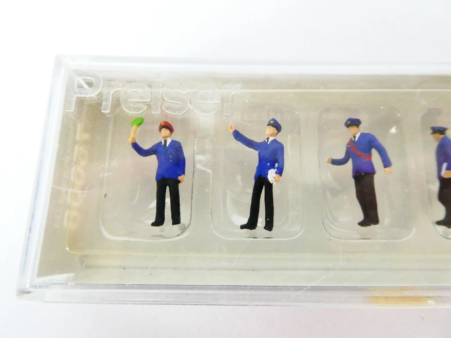 TT Preiser 75008 Figurky - Drážní personál 6 ks NOVÉ orig. zabalené