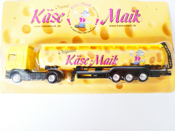 H0 Nákladní automobil SCANIA s cisterou Käse-Maik NOVÉ orig. zabalené