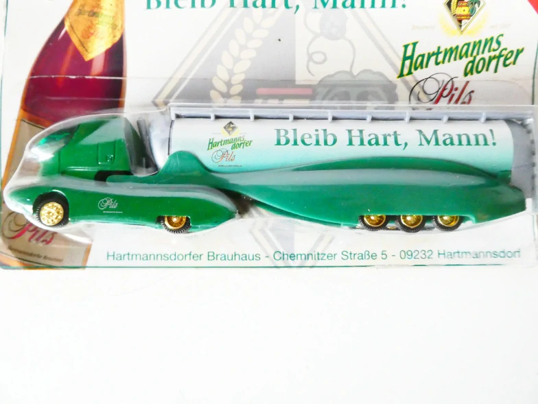 H0 DGD Nákladní automobil SCANIA s cisternou Pivovar Hartmannsdorfer Pils Bleib Hart, Mann! NOVÉ v orig. balení