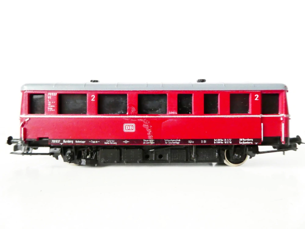 H0 PIKO Motorový vůz VT 70937 2. tř. DB OSVĚTLENÝ