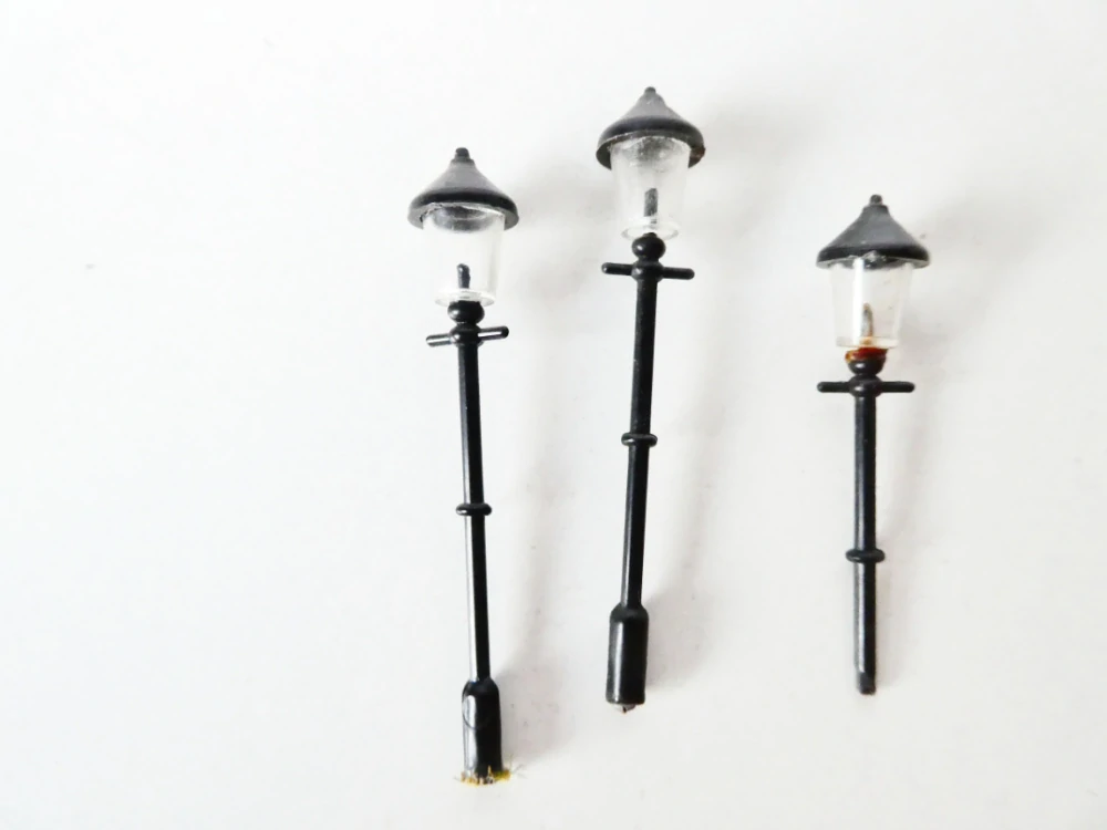 SET 3 ks Pouliční lampa neelektrická