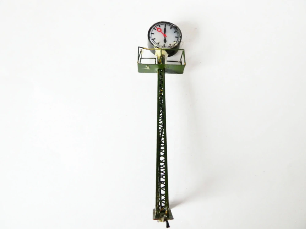 TT/H0 Drážní hodiny kovové 11 cm