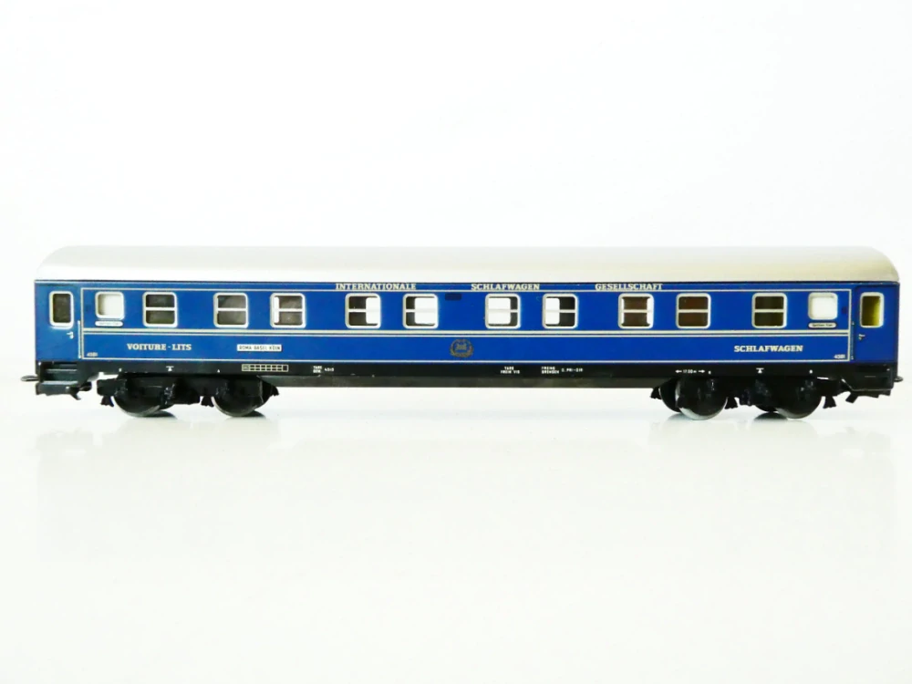 H0 MÄRKLIN 4029 Lůžkový vůz CIWL TOP STAV v orig. krabičce