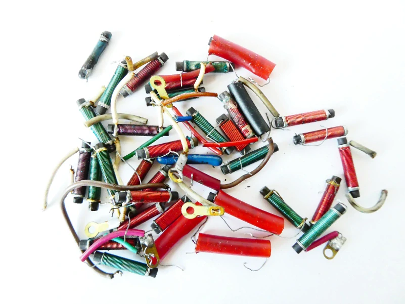 Elektrické cívky - vše, co je na foto