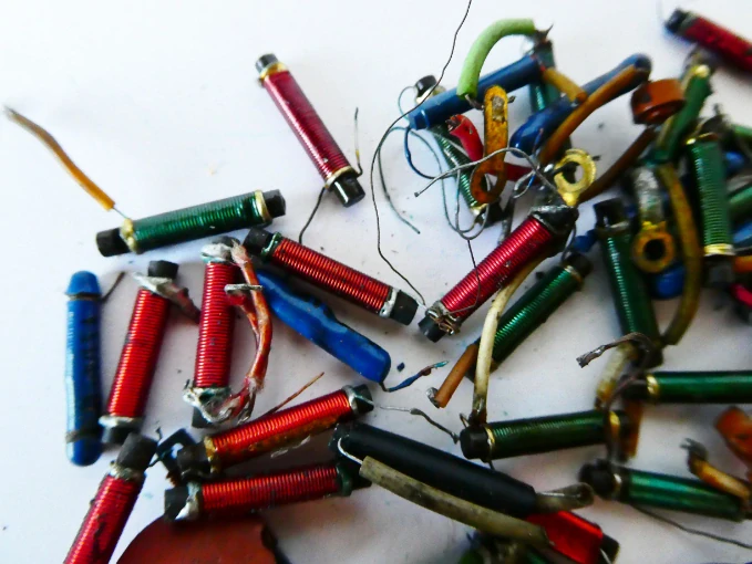 Elektrické cívky - vše, co je na foto