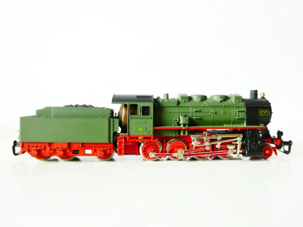 TT BTTB Parní lokomotiva zelená značená 2721 HALLE TOP STAV NEPOUŽÍVANÁ v krabičce s průvodním listem