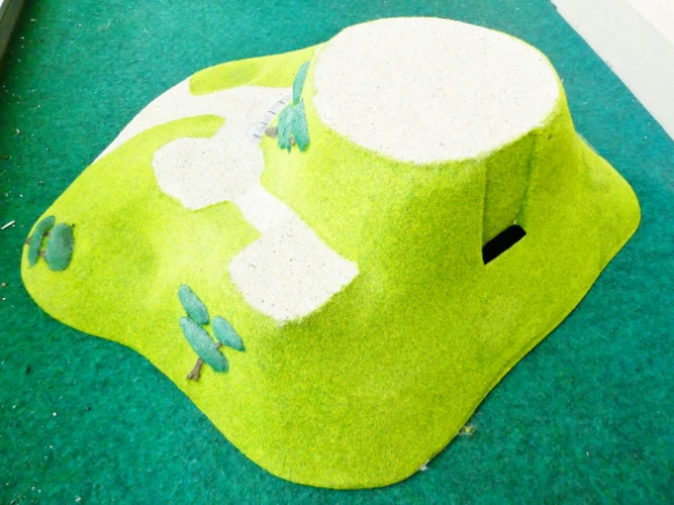 H0 Kopec - hora pro modelovou železnici 67 x 62 x 22 cm TOP STAV NEPOUŽITÝ 