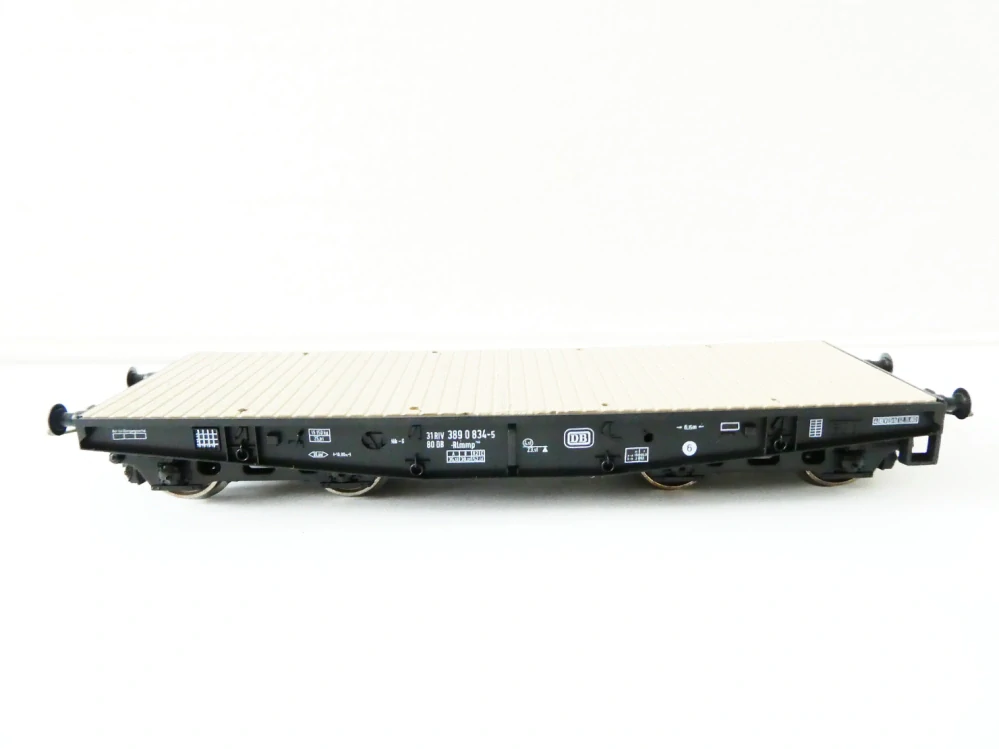 H0 ROCO 46380 Plošinový vůz Rlmmp na těžké náklady 80 389 0 834-5 DB NOVÝ NEPOUŽITÝ v orig. krabičce včetně orig. zabalených doplňků