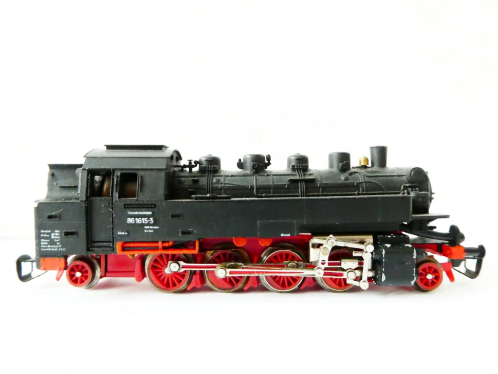 TT BTTB Parní lokomotiva BR 86 1615-3 DR PĚKNÝ STAV v krabičce