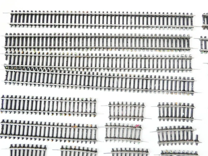 TT BTTB/ZEUKE MIX SET 18 ks Koleje s mírným opotřebením či menším poškozením pražců - vše, co je na foto