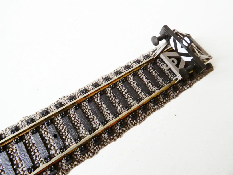 H0 Fleischmann 6101 Kolej rovná 200 mm se zarážedlem TOP STAV 