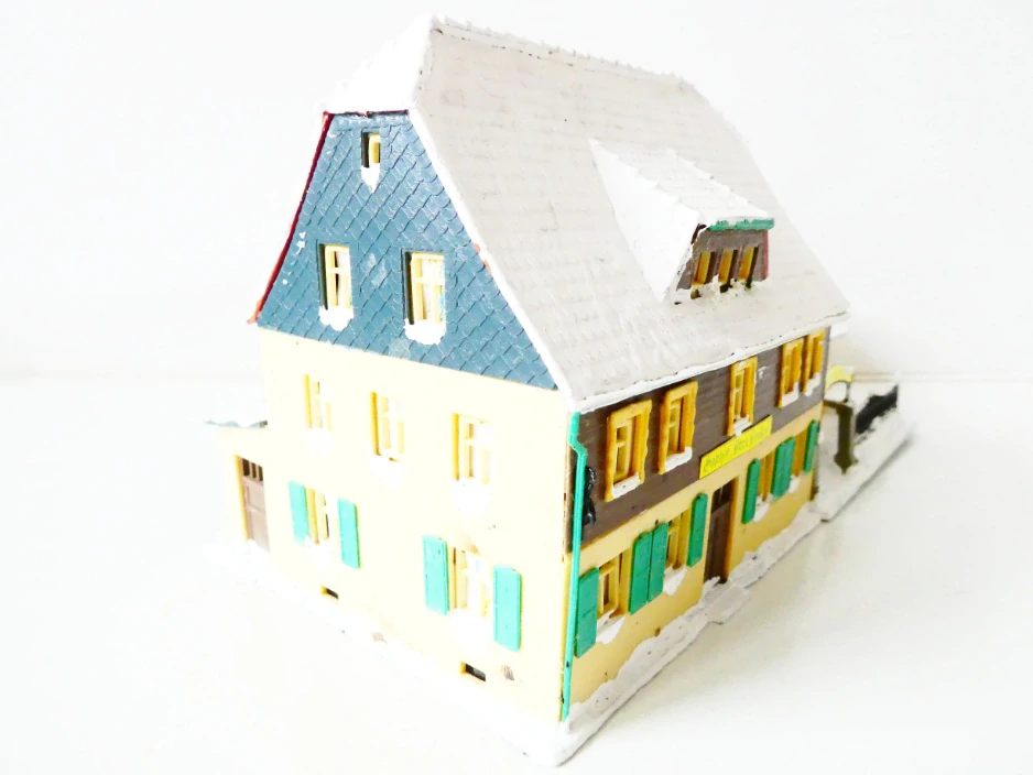 TT/H0 Drážní hostinec - zasněžený