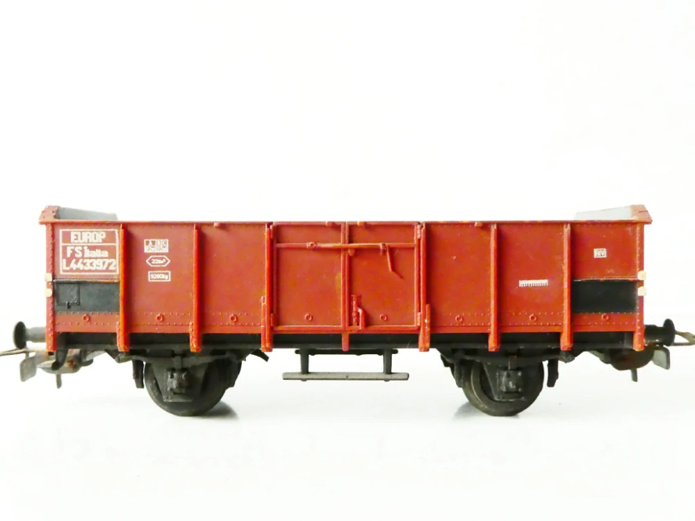 H0 PIKO Nákladní vůz otevřený EUROP L4433972 FS Italia PĚKNÝ STAV