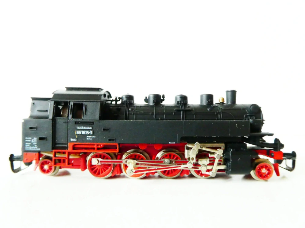 TT BTTB Parní lokomotiva BR 86 1615-3 DR OSVĚTLENÁ TOP STAV v krabičce s průvodním listem