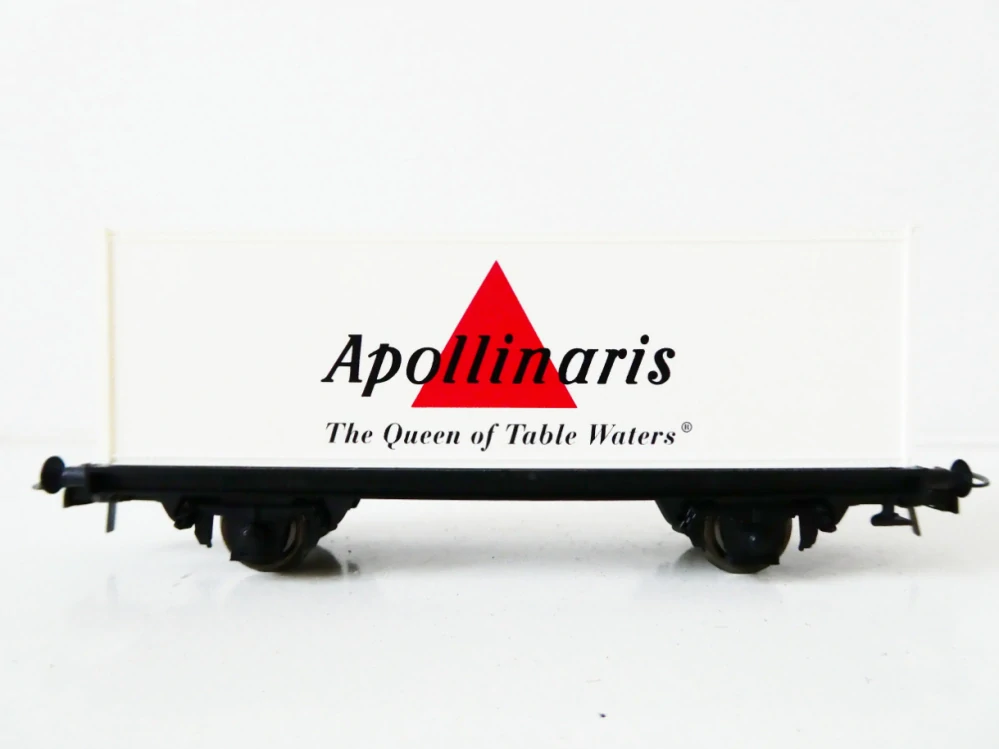 H0 ROCO Nákladní kontejnerový vůz Apollinaris The Queen of Table Waters TOP STAV NEPOUŽITÝ