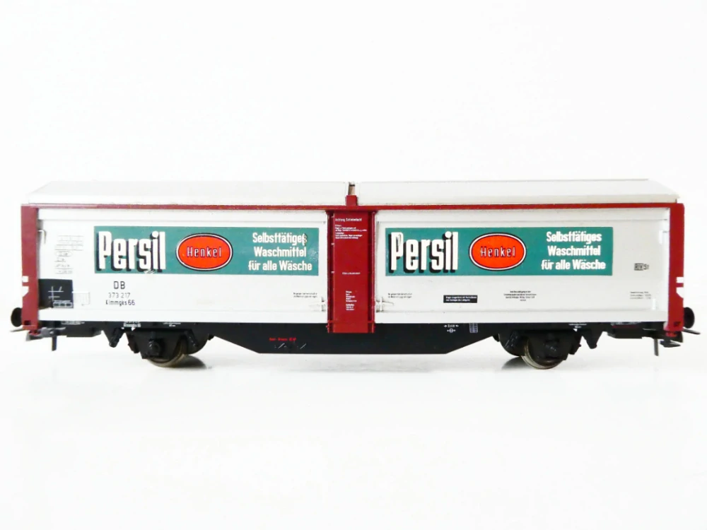 H0 ROCO Nákladní vůz s posuvnou stěnou a střechou 373 217 PERSIL DB 